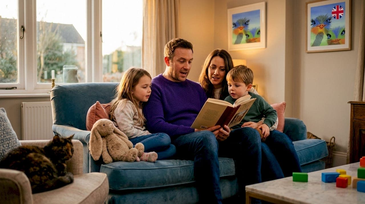 The real benefits of reading together as a family