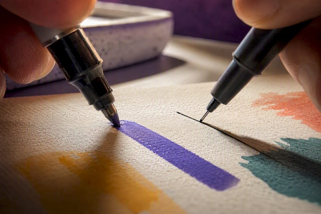 60 Second Choice: Gel Pens or Fineliners for UK Creatives & Journalers