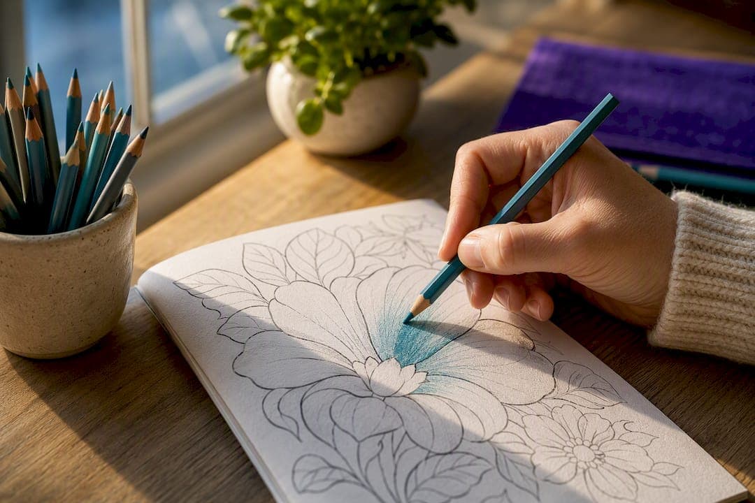 6 Step Shading Routine for Coloring Book Beginners, 3 Quick Drills