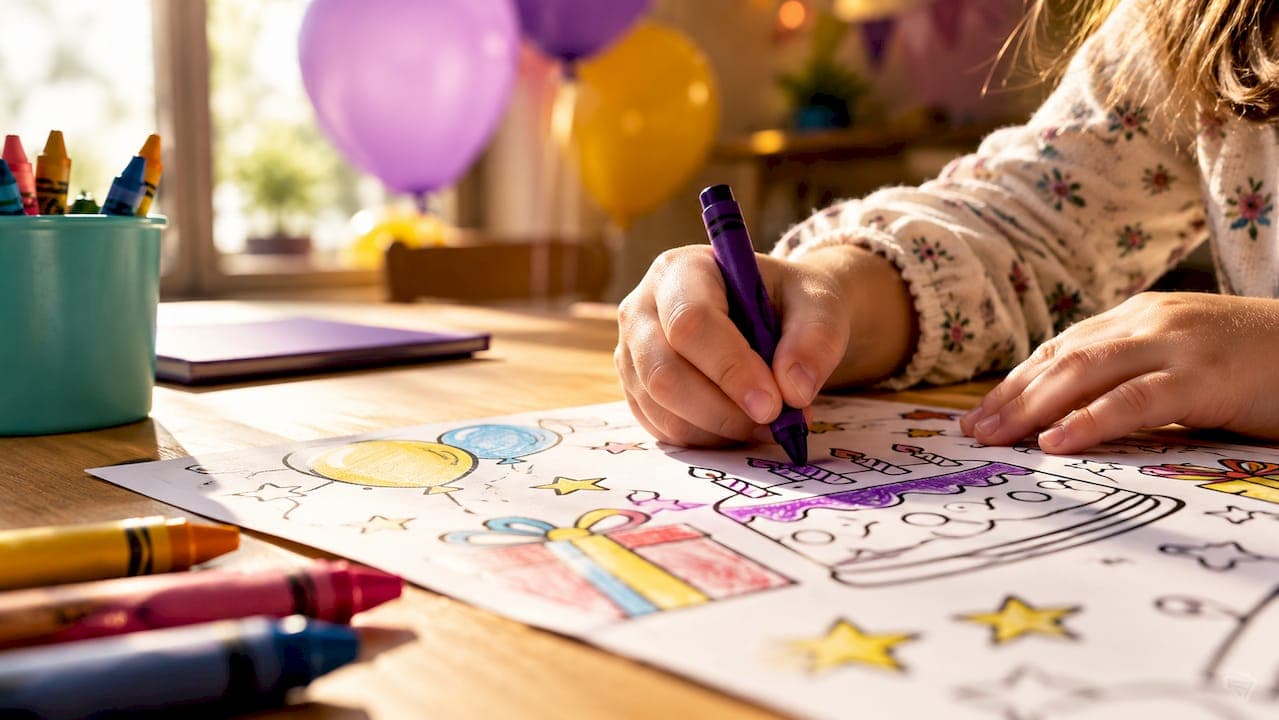 Parents: Munkterproducts' 3 Birthday Party Coloring Book Picks